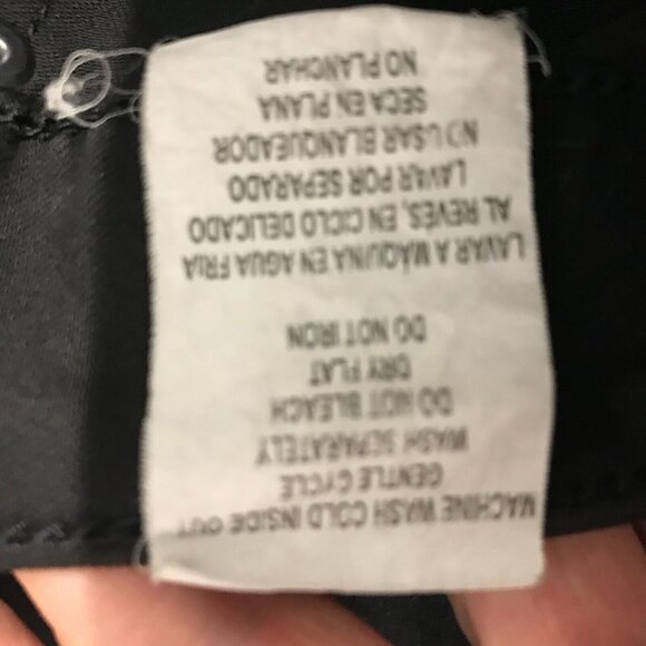 LEVEL 99 Skinny Black Ankle Pant Women 8/29 Wool Cotton Stretch Blend - Picture 9 of 13